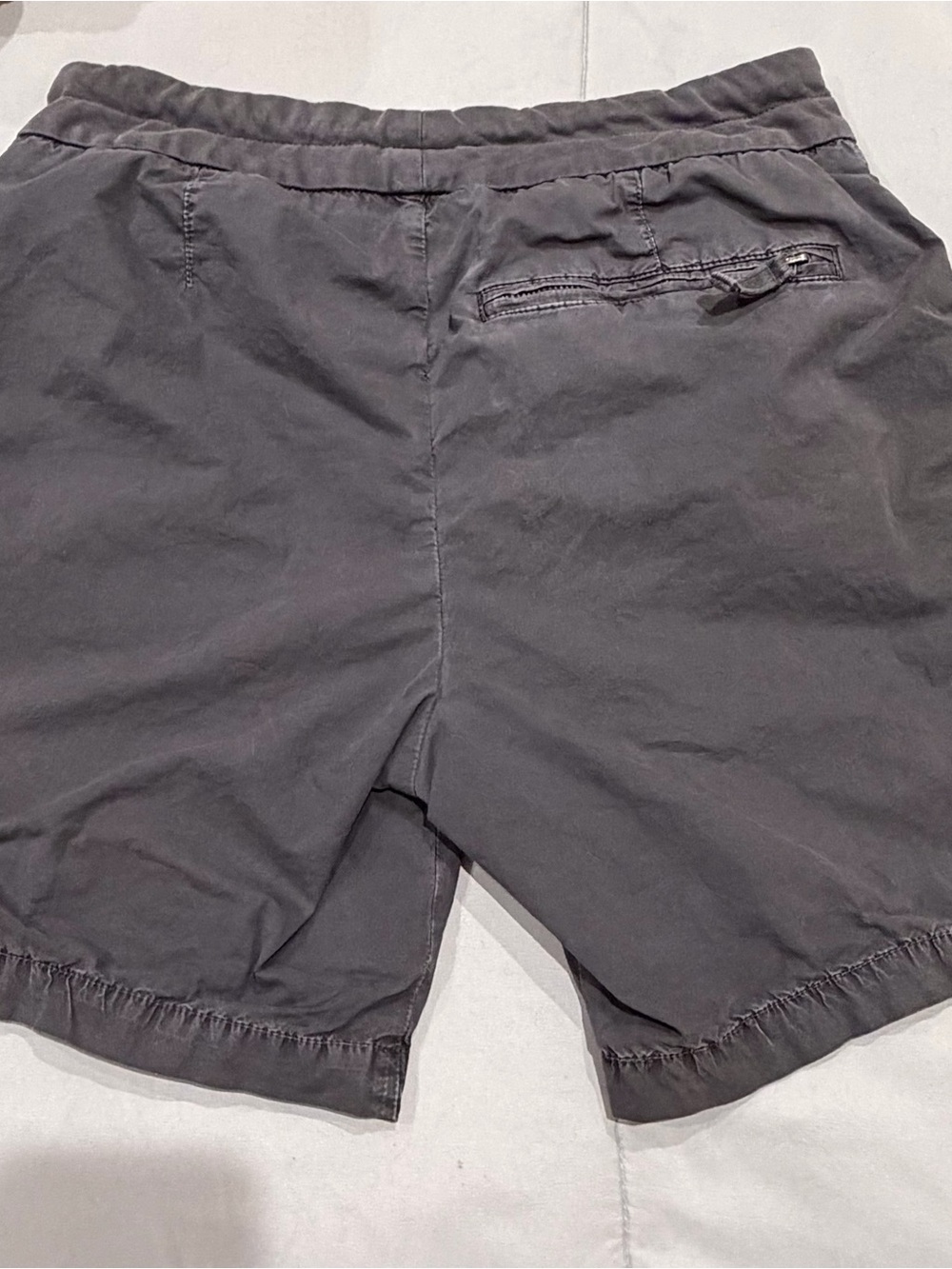 James Perse Charcoal Gray Cargo Drawstring Shorts - Picture 5 of 9